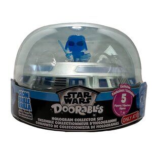 Star‎ Wars Disney Doorables Hologram Collector Set Exclusive Blacklight GLOW NEW